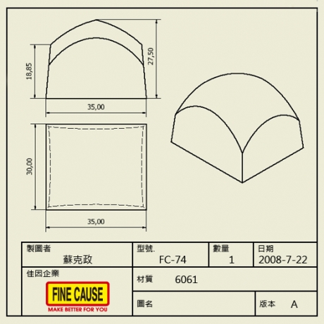Rubber Pads FC-74-D