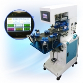 FC-252OP-2 Small Round Plate 2-Color Pad Printer (Auto-Sensing the Feeding and Ejecting)