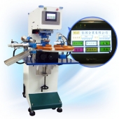FC-125OP-3 Round-Plate Single-Color Ink Cup Pad Printer (Positioning Device/Auto Ejecting)